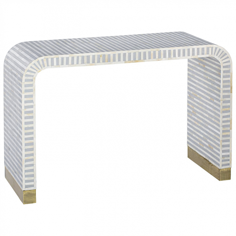 Beacon Console Table - Grey Серый Белый в Брянске | Loft Concept 