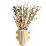 Ваза из фаянса Brighter than the Stars жёлтая полоска варинант исполнения - 3 | Loft Concept в Брянске