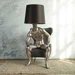 Лампа MALE MANNEQUIN LAMP с абажуром варинант исполнения - 3 | Loft Concept в Брянске