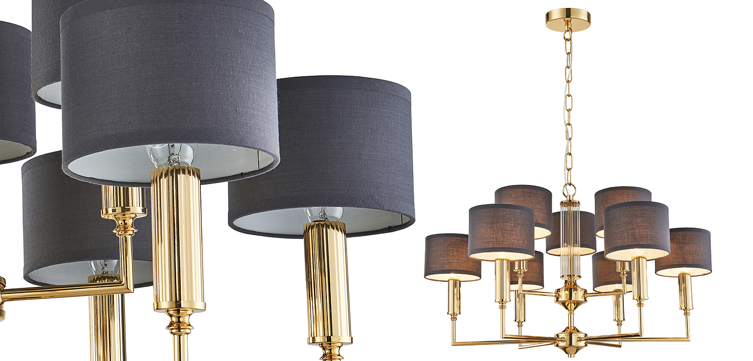 Люстра Laurent Chandelier grey 71 Люстра Laurent Chandelier grey 71 - Loft-Concept в Брянске