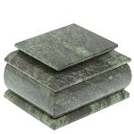 Шкатулка с зеркалом из натурального камня змеевик Stone Casket варинант исполнения - 2 | Loft Concept в Брянске