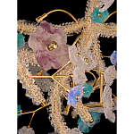 Люстра круглая с цветочным декором Miscellaneous herbs варинант исполнения - 2 | Loft Concept в Брянске