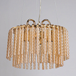 Люстра с подвесными рифлеными стеклянными трубками Nembus варинант исполнения - 4 | Loft Concept в Брянске