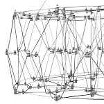 Люстра с тонкой металлической конструкцией цвета хром Quasar варинант исполнения - 4 | Loft Concept в Брянске