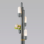 Торшер светодиодный с серым металлическим каркасом Generosity варинант исполнения - 2 | Loft Concept в Брянске