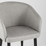 Мягкое кресло на металлических ножках Shaggy Grey варинант исполнения - 6 | Loft Concept в Брянске