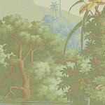 Обои ручная роспись Le Brésil Pastel варинант исполнения - 2 | Loft Concept в Брянске