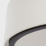 Потолочный светильник с круглым хлопковым абажуром Frosted Diffuser варинант исполнения - 3 | Loft Concept в Брянске