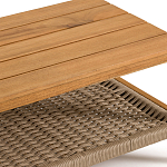 Стол журнальный для сада из акации Breathe Nature варинант исполнения - 3 | Loft Concept в Брянске