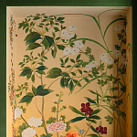 Обои ручная роспись Four Seasons Original colourway on painted Xuan paper with gold ombre варинант исполнения - 1 | Loft Concept в Брянске