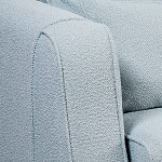 Диван Seldon с мягкими подушками голубое букле варинант исполнения - 2 | Loft Concept в Брянске