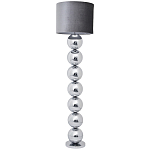 Торшер с основанием в виде металлических сфер Balance Floor Lamp Chrome варинант исполнения - 1 | Loft Concept в Брянске