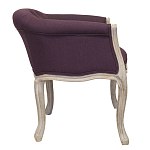 Кресло низкое в стиле прованс Louis French Armchair violet flax варинант исполнения - 1 | Loft Concept в Брянске