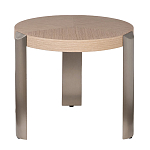 Столик журнальный круглый со светлым шпоном Light Veneer Table варинант исполнения - 1 | Loft Concept в Брянске