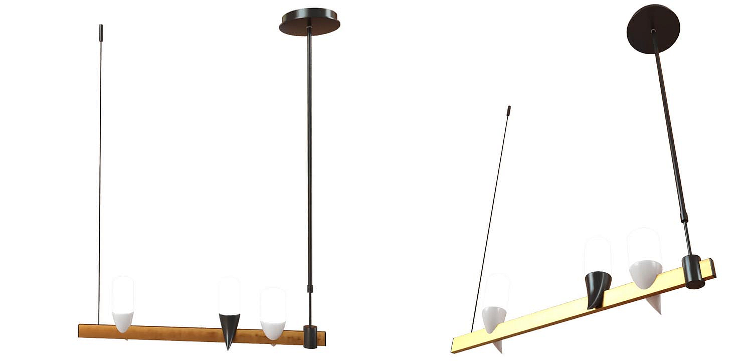 Люстра Ebenezer Chandelier Linear black 60 Люстра Ebenezer Chandelier Linear black 60 - Loft-Concept в Брянске