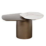 Столик журнальный Promontory с мрамором варинант исполнения - 1 | Loft Concept в Брянске