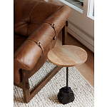 Двухместный диван Duncan винтажная коричневая кожа варинант исполнения - 7 | Loft Concept в Брянске