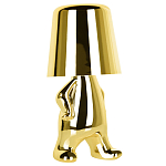 Настольная лампа фигурная золотого цвета с гладким абажуром Высота 19 см Sophia варинант исполнения - 2 | Loft Concept в Брянске