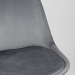 Стул с мягким велюровым сиденьем Arvika Grey варинант исполнения - 7 | Loft Concept в Брянске