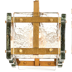 Люстра прямоугольная из толстого литого стекла Cast Glass варинант исполнения - 4 | Loft Concept в Брянске