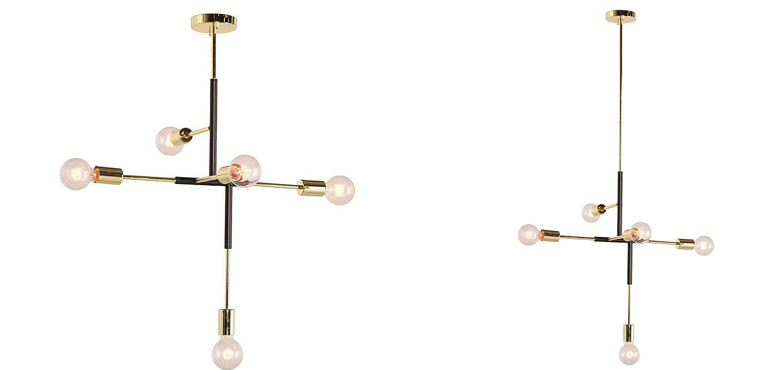 Люстра Atomium Chandelier black Люстра Atomium Chandelier black - Loft-Concept в Брянске