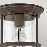 Потолочный светильник для ванных комнат со стеклянным плафоном и одной лампой Hinkley варинант исполнения - 10 | Loft Concept в Брянске