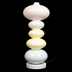 Настольная лампа из стеклянных сфер в пастельных тонах Высота 48 см Pastel Lunaria варинант исполнения - 1 | Loft Concept в Брянске