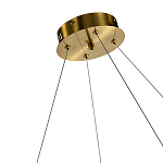 Люстра светодиодная с 8-ю цилиндрическими плафонами янтарного цвета из стекла и стали Andrea Сhandelier Amber варинант исполнения - 2 | Loft Concept в Брянске