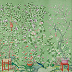 Обои ручная роспись Belvoir Pistachio варинант исполнения - 2 | Loft Concept в Брянске