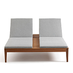 Шезлонг двухместный из эвкалипта Sunset варинант исполнения - 3 | Loft Concept в Брянске