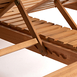 Шезлонг двухместный из эвкалипта Sunset варинант исполнения - 6 | Loft Concept в Брянске