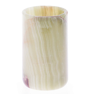 Ваза цилиндрической формы из натурального оникса Stone Vase