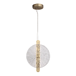 Подвесной светильник с круглым стеклянным плафоном Gingham варинант исполнения - 4 | Loft Concept в Брянске