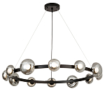 Светодиодная кольцевая люстра IONA Сhandelier black варинант исполнения - 4 | Loft Concept в Брянске