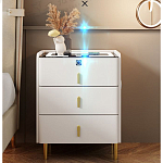 Умная прикроватная тумбочка c зарядкой для телефона Smart Furniture варинант исполнения - 2 | Loft Concept в Брянске