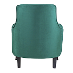 Кресло с мягкой обивкой из велюра на 4-х ножках из массива березы Scarlett Armchair green варинант исполнения - 3 | Loft Concept в Брянске