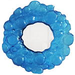 Дизайнерское Зеркало из синего стекла Blue Bubbles Mirror  варинант исполнения - 3 | Loft Concept в Брянске