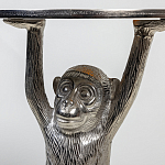 Столик с подстольем в виде обезьянки Bombay Nickel варинант исполнения - 6 | Loft Concept в Брянске