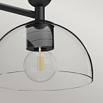 Люстра с 3-мя прозрачными полусферическими плафонами из стекла Alora Mood варинант исполнения - 9 | Loft Concept в Брянске