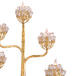 Бра золотое в виде растения Golden Flower Glade варинант исполнения - 1 | Loft Concept в Брянске