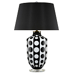 Настольная лампа черно-белый горох Interaction варинант исполнения - 3 | Loft Concept в Брянске
