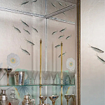 Обои ручная роспись Jakuchu Original colourway on Tarnished Silver gilded paper варинант исполнения - 2 | Loft Concept в Брянске