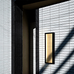 Светодиодное прямоугольное бра из металла черного цвета Lattice Lux варинант исполнения - 9 | Loft Concept в Брянске