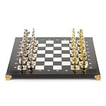 Шахматы Ренессанс с доской из натурального мрамора Decorative Thematic Chess варинант исполнения - 1 | Loft Concept в Брянске