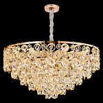 Люстра каскадная с подвесками в форме колец Galaxy of Light варинант исполнения - 7 | Loft Concept в Брянске