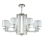 Люстра с 8-ю цилиндрическими плафонами из стекла Laurent варинант исполнения - 7 | Loft Concept в Брянске