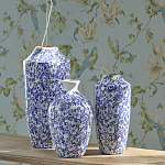 Ваза с синим цветочным узором Blue & White Ornament  варинант исполнения - 4 | Loft Concept в Брянске