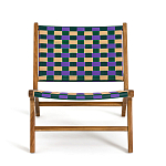 Кресло низкое из массива тика Barbados варинант исполнения - 3 | Loft Concept в Брянске