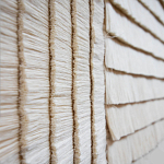 Большое Панно Абстракция белые нити Huipil Wall Hanging варинант исполнения - 2 | Loft Concept в Брянске