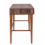 Стол письменный из массива бука с 2-мя ящиками красный Wenge Light варинант исполнения - 2 | Loft Concept в Брянске